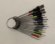 Electrical Terminal Pin-Fit/Tension Testing Tool - All Makes Master Set
