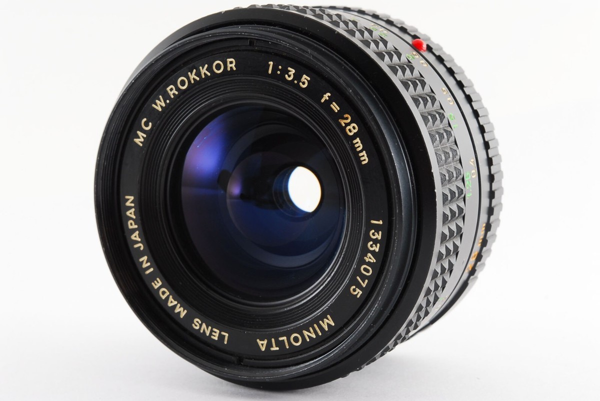 Minolta MC W.ROKKOR 28mm f/3.5 Prime Lens SR/MC/MD Mount [Exc++]