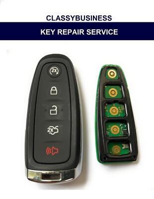 Ford Escape C-Max Energi Focus Titanium Maverick Smart 5 Tasten Schlüsselanhänger Reparatur