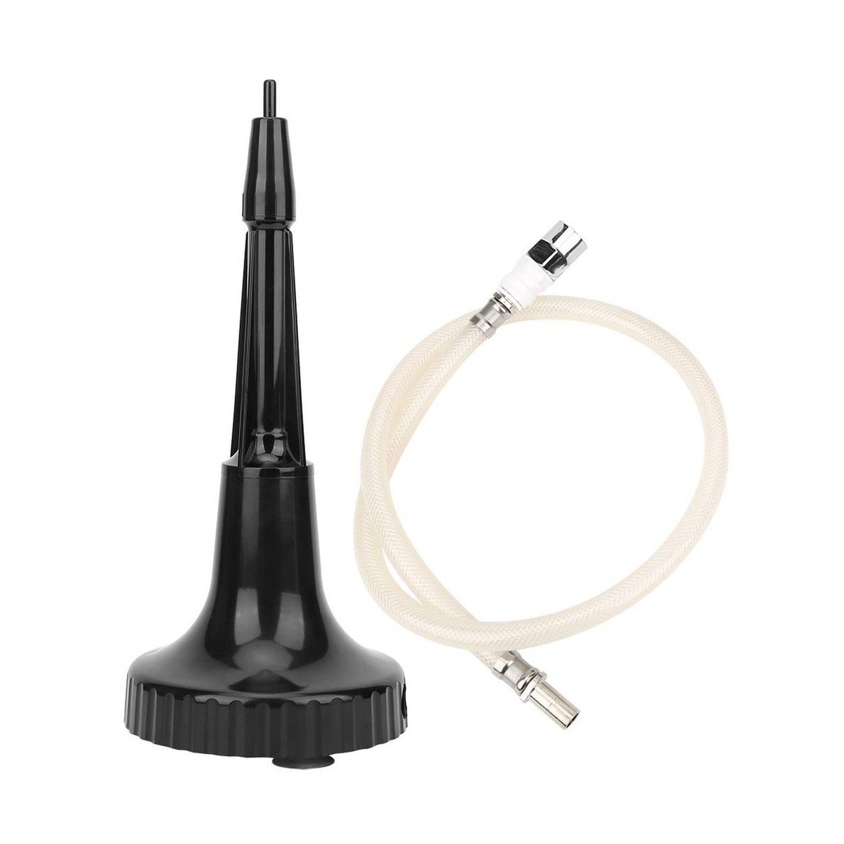 WOWOW Matte Black Stainless Steel Glass Rinser, Bottle Washer, Cup Cleaner, Bar Glass Rinser
