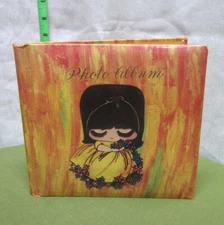 VTG PHOTO ALBUM American Greetings 1970s psychedelic 3.5” x 3.5” pictures