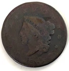 1837-P Large Cent — photo from another recent sale