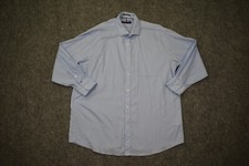 Tommy Hilfiger Shirt Adult Regular XL Blue Flag Stretch Button Up Long Sleeve