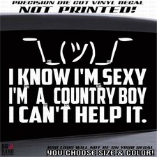 Country Vinyl Decal Sticker Farm Kid Boy Southern Big Sexy Mountain Man Window Country Vinyl Decal Sticker Farm Kid Boy Southern Big Sexy Mountain Man Window