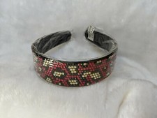 Women Rhinestone Headband Bling Pink silver Fashion Hair Band Party