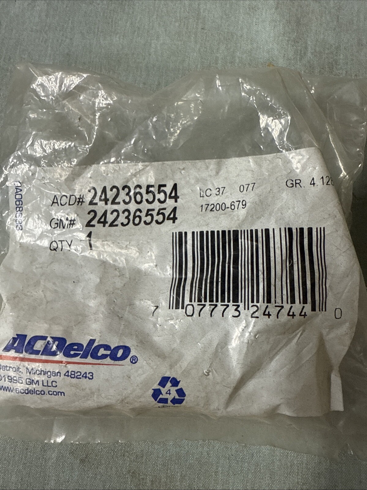 Auto Trans Oil Cooler End Fitting ACDELCO GM Original Equipment ...
