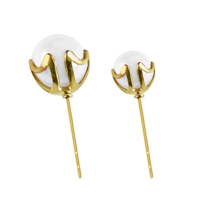 14x Premium Gold Set Perlenstifte GROSSHANDEL - Rund Pastell Florist Knopfloch