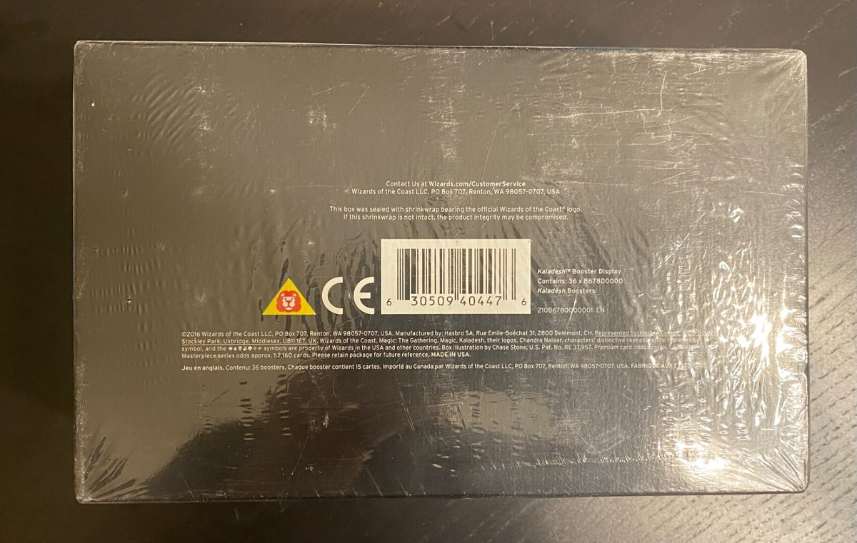 kaladesh sealed booster box Magic: the Gathering