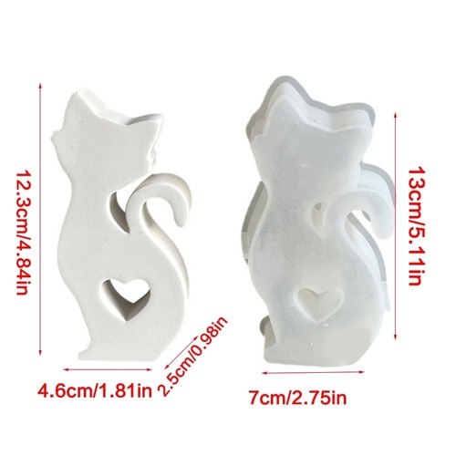 Silicone Mold for Love Cats Sculpture and Soap Creation Casting Mould - Picture 8 of 8