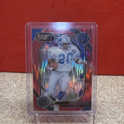 2024 Panini Select - Club Level Barry Sanders #208 Red Shock Prizm /249