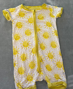 Little Sleepies Sunshine Zippy Romper Size 18-24 Months (Free S/H)