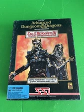 SSI Advanced Dungeons & Dragons*Eye Of The Beholder III*Big Box RPG+Clue Book*
