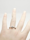 Sterling Silver Vintage .64ct CZ Solitaire Twisted Band Ring Size 9 — photo 8