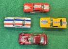 Lot Of 4 Hot Wheels Funny Cars, Including 1970 Red Mongoose & Yellow Snake