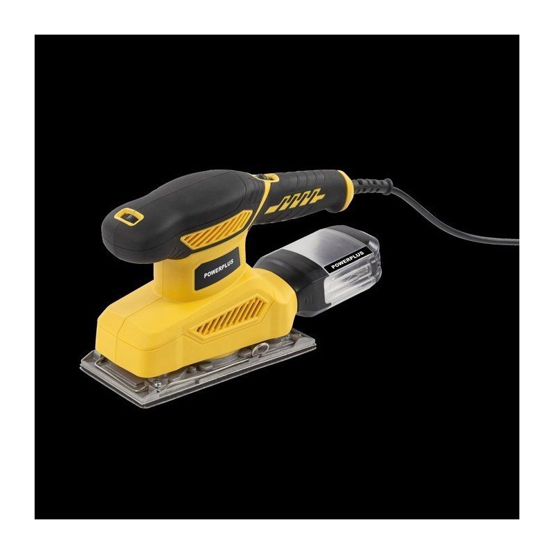 Ponceuse vibrante Powerplus POWX04010 260W avec bac de récupération