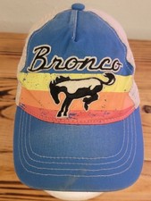 Bronco Mesh Back Adjustable Baseball Hat Cap by Ford READ