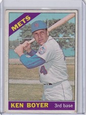 1966 Topps Baseball #385 Ken Boyer - New York Mets