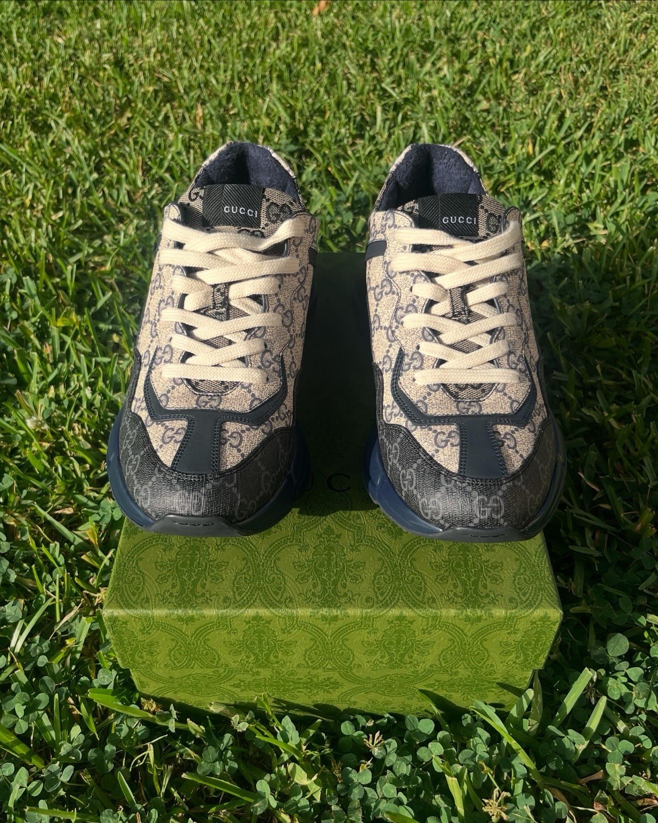 Gucci Rhyton GG Sneakers with Vintage Logo Detail