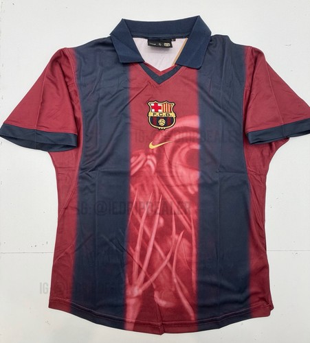 2001/02 Barcelona Cactus Jack Retro Home Jersey Vintage Iconic Travis Scott
