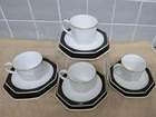 Villeroy & Boch "BLACK PEARL"  12 Piece Tea Set Immaculate Condition