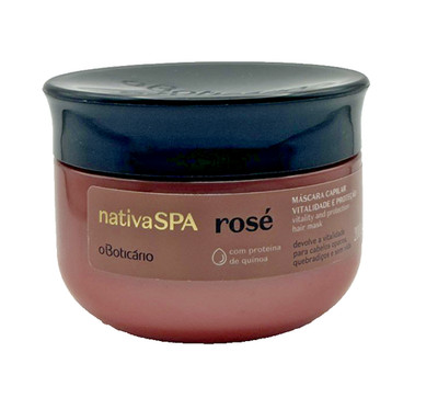 Nativa Spa Rose Vitality and Protection Haarmaske 200g Quinoa Protein Vegan