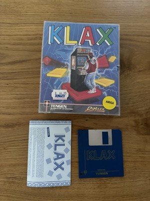Klax für Amiga von Tengen / Domark, Arcade, Originalversion/OVP, Selten