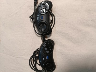 Sega Mega Drive 2 Console Set 2 Controllers 4 Games Spider-Man