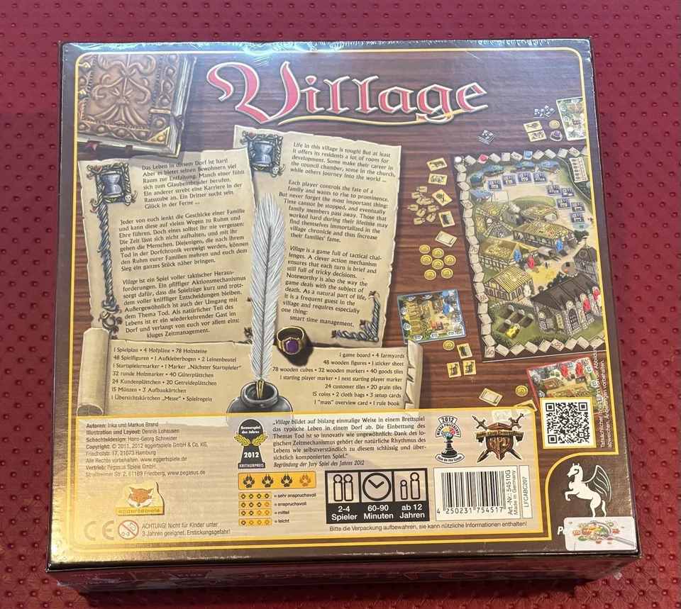 Village von Pegasus Spiele - Kennerspiel des Jahres 2012 - Bild 2 von 2