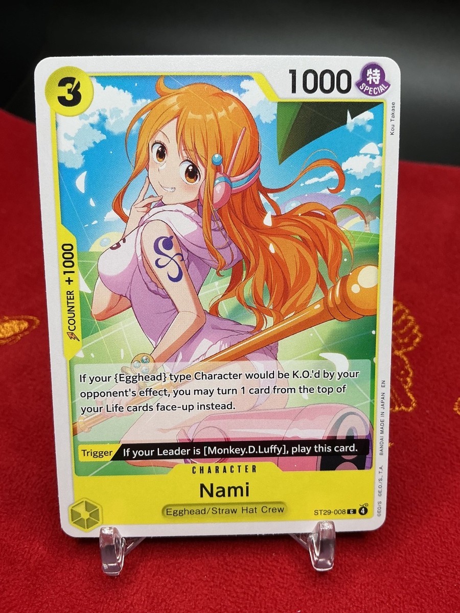 Nami ST29-008 One Piece Card Game Starter Deck 29: Egghead NM | eBay