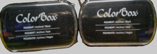 2x ColorBox Full Size Pigment Ink Inkpad Black New Sealed Package Crafting S39