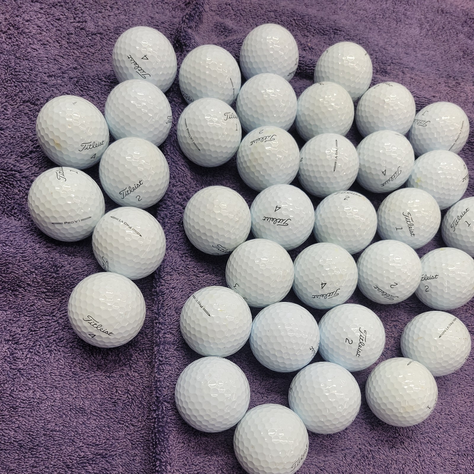 36 Titleist Pro V1  2024  Model 5A Grade MINT Condition! Golf Balls NO Logos