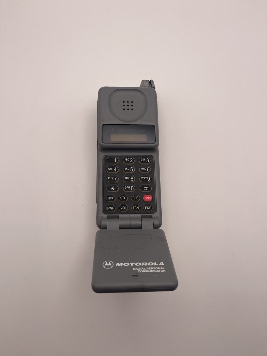 Vtg 1990's Motorola Digital Personal Communicator Original Flip