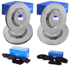SKF BREMSSCHEIBEN + BELÄGE VORNE + HINTEN passend für HYUNDAI SANTA FE SM TRAJET