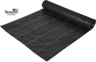Sunbelt Weed Barrier Fabric 3.2 Oz, 4 X 300 Feet   Heavy-Duty Ground Cover Mat f