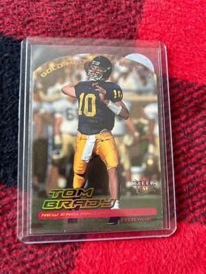 Tom Brady 2000 Fleer Ultra Gold Medallion Edition Rookie Card 234G