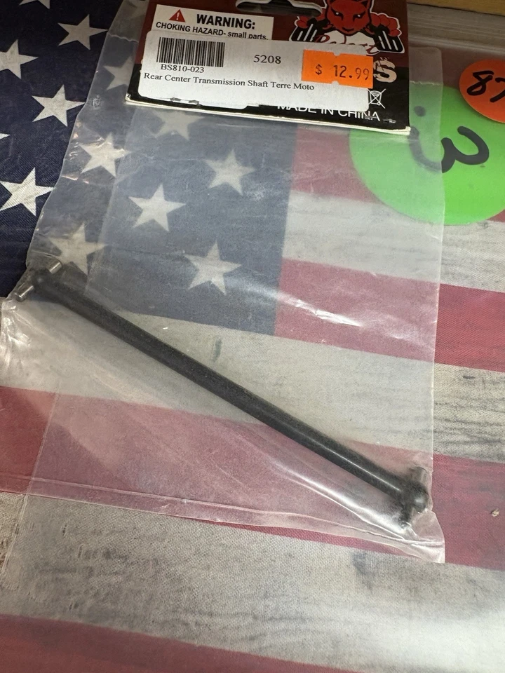 REDCAT RACING BS810-023 Rear Center Transmission Shaft terre moto 1pc. - Image 2 of 3