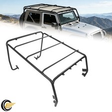 350lbs For Jeep Wrangler Jk 2 Door 2007-2018 Top Roof Rack Luggage Carrier Steel