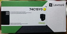 Genuine Lexmark 74C1SY0 Yellow Toner Cartridge for CS720, CS725,CX725 New Sealed