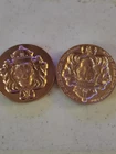 2 stackable 1 oz copper Scottsdale lion rounds