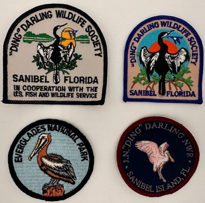 Vintage  Ding  Darling Wildlife Society Sanibel Florida & Everglades Patch Lot