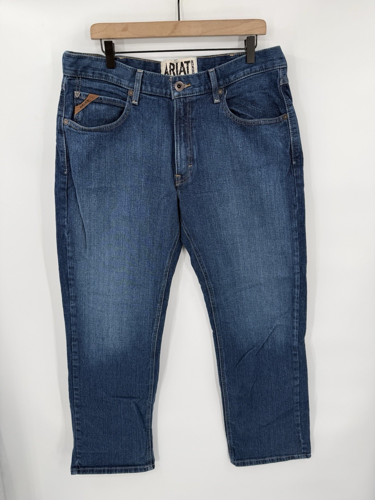 S 36x30 Blue M5 Slim Straight Western Work Wear Outdoor Ranc