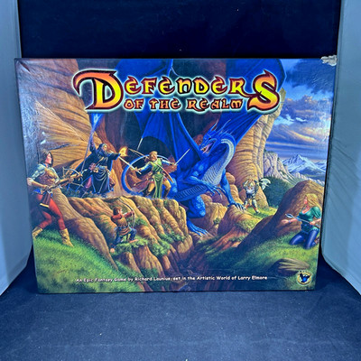 2010 DEFENDERS OF THE REALM FANTASY BOARD GAME EAGLE GAMES COMPLETE IN BOX RARE