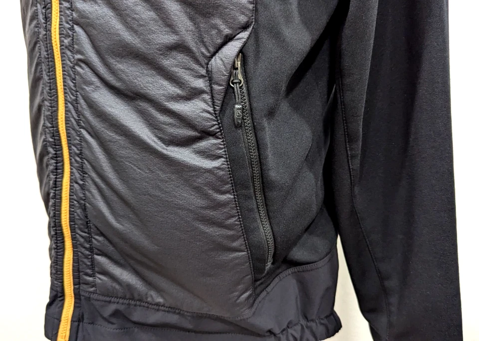 LA SPORTIVA Мужская M PRIMUS 2.0 куртка с капюшоном изолированный молнии черное золото EUC * - Изображение 3 из 4