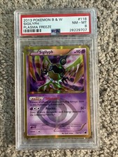 2013 POKEMON PLASMA FREEZE SIGILYPH #118/116 SECRET RARE HOLO FOIL PSA 8 on eBay