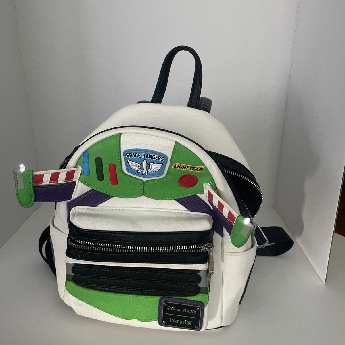 Loungefly Disney Pixar Toy Story Buzz Lightyear Wings Light up 