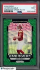 2024 Panini Green Wave Prizm Emergent #2 Jayden Daniels RC Rookie PSA 9 MINT
