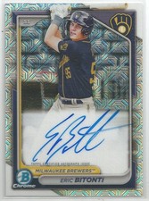 2024 Bowman Baseball Eric Bitonti Chrome Prospect Auto Mojo Mega Box #BMA-EBI