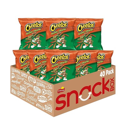 Cheese Flavored Snacks, Cheddar Jalapeno Crunchy, 1 Ounce (Pack of 40)