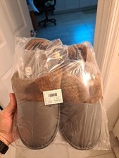US Polo Association Brown Slippers Men's Size 9-10 Brand New In Bag