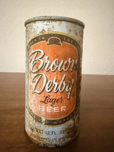 Brown Derby Lager Beer Can - Maler Brewing Co.